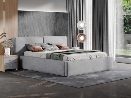 Кровать Сонум Europa Экокожа Коричневый (с подъемным механизмом)