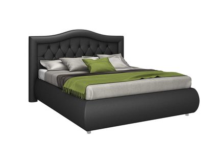 Кровать Sleeptek Premier 6 Экокожа Black 160х190