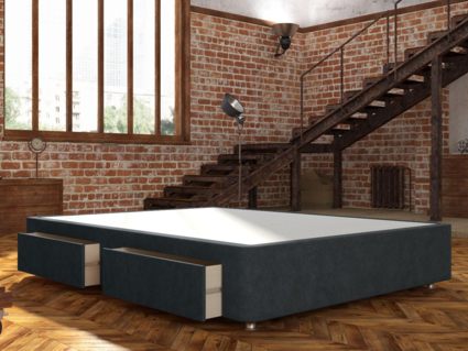 Кровать Mr.Mattress Site Box велюр Grey 256