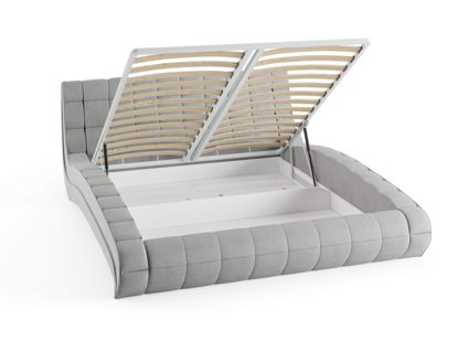 Кровать Сонум Milano Кашемир Латте (с подъемным механизмом) 80х190