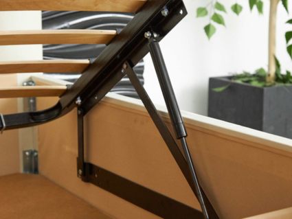 Кровать Димакс Лероса Крем с подъемным механизмом