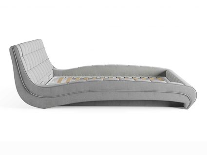 Кровать Сонум Milano Экокожа Графит (с подъемным механизмом) 180х190