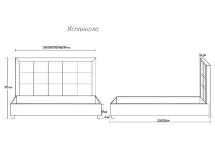Кровать Димакс Испаньола Шоколад с подъемным механизмом 90х200