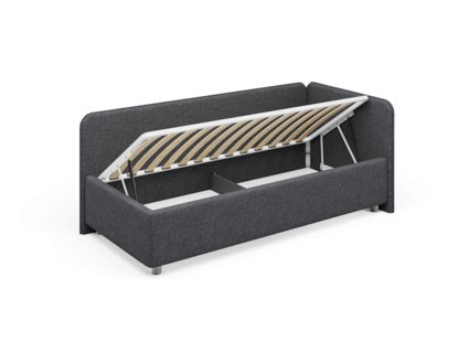 Кровать Сонум Capri Экокожа Коричневый перламутр (с подъемным механизмом)