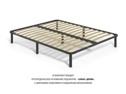 Кровать Lonax Белла велюр Dolly-1 (с подъемным механизмом) 160х190