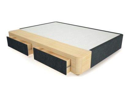 Кровать Mr.Mattress Site Box велюр Grey 252