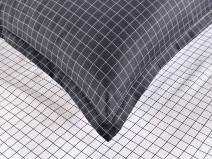 Комплект постельного белья Софи де Марко Диксан (черно-белый) 1,5-спальный