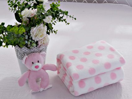 Плед Софи де Марко Детский №4 (розовый) 90х120