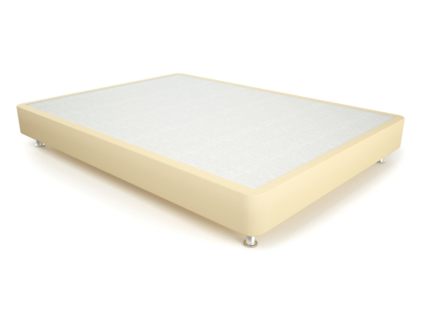 Кровать Mr.Mattress Fine Box экокожа Beige 120х195