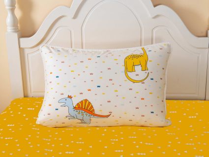 Комплект постельного белья Софи де Марко Дино (желтый) с одеялом 1,5-спальный