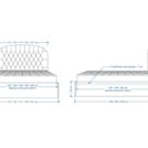 Кровать Lonax Венеция велюр Dolly-8 (с основанием) 140х200